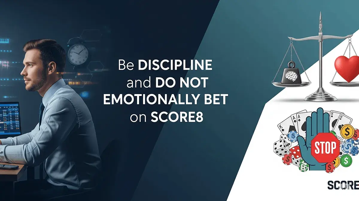 Be Discipline and do not Emotionally Bet on Score8